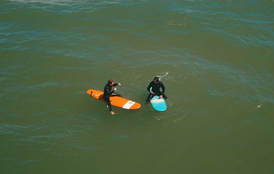 initiation surf biscarrosse